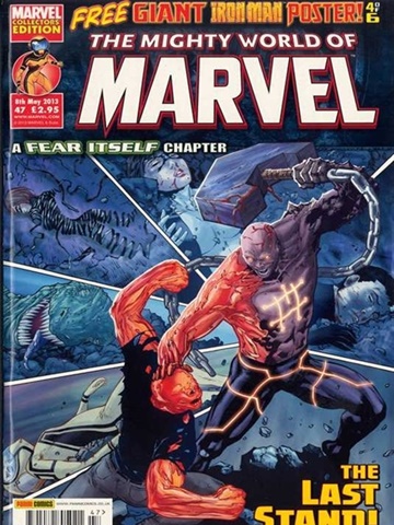 Tidningen  Mighty World Of Marvel framsida