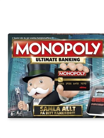 Tidningen  Monopol Ultimate Banking - Spel framsida