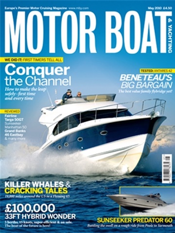 Tidningen Motor Boat & Yachting framsida