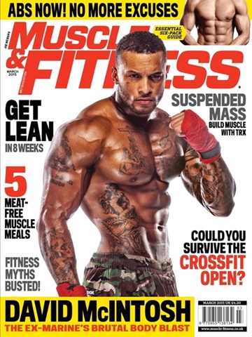 Tidningen  Muscle & Fitness (UK Edition) framsida