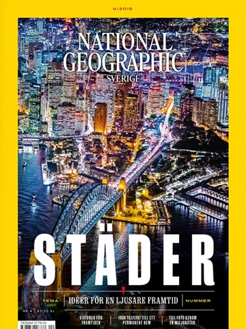 Tidningen  National Geographic Sverige framsida