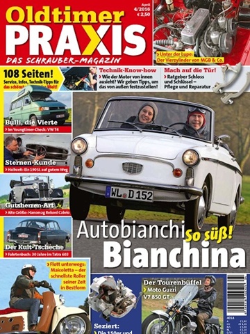 Tidningen  Oldtimer Praxis framsida