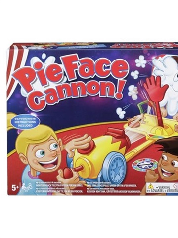Tidningen  Pie Face Cannon - Spel framsida