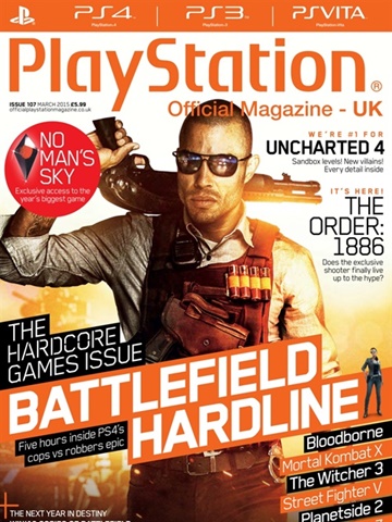 Tidningen  Playstation Official Magazine (UK Edition) framsida