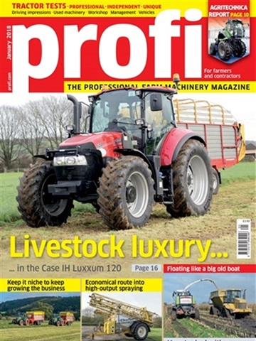 Tidningen  Profi International (UK Edition) framsida
