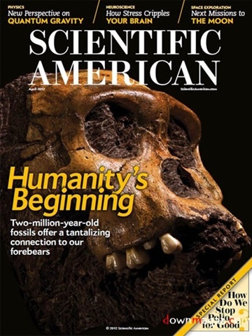 Tidningen  Scientific American  framsida