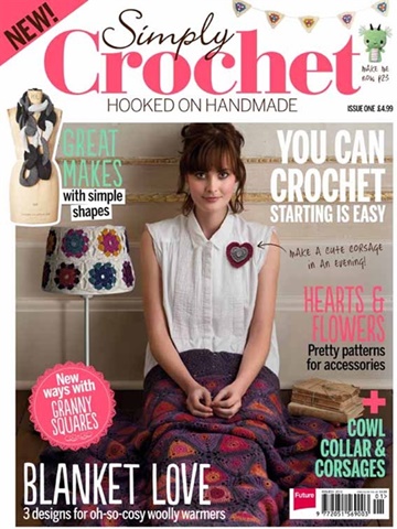 Tidningen Simply Crochet framsida