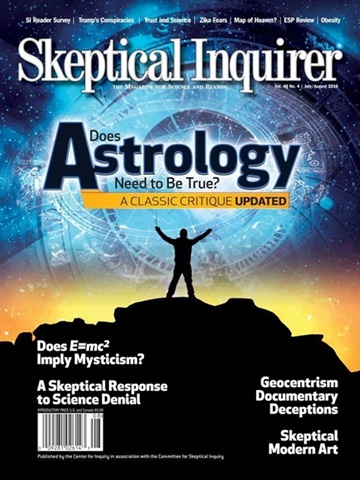 Tidningen  Skeptical Inquirer framsida