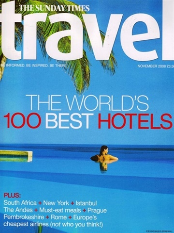 Prenumeration Sunday Times Travel Magazine