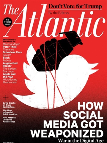 Tidningen  The Atlantic Monthly framsida