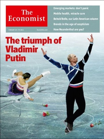 Tidningen  The Economist framsida