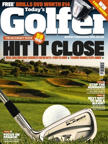 Tidningen  Todays Golfer framsida