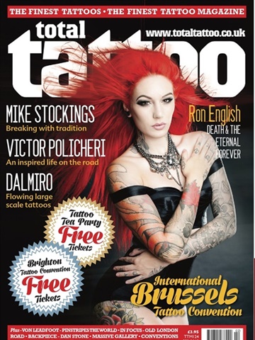 Tidningen  Total Tattoo Magazine framsida
