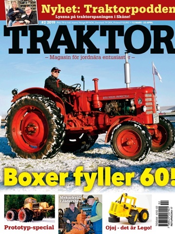 Tidningen  Traktor framsida