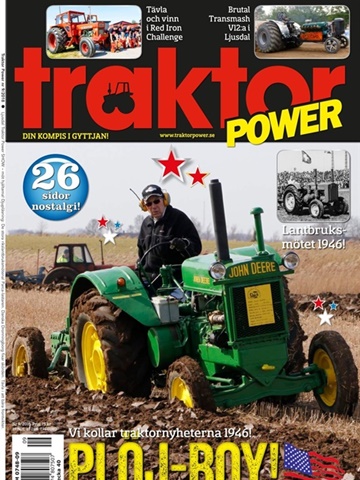 Tidningen  Traktor Power framsida