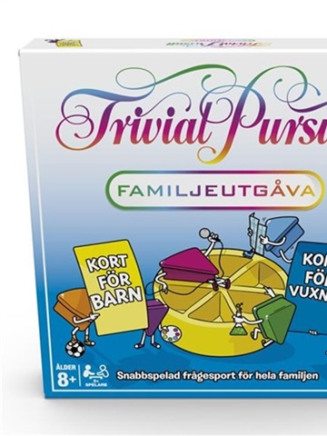 Tidningen  Trivial Pursuit Familjeutgåva, Sällskapsspel framsida