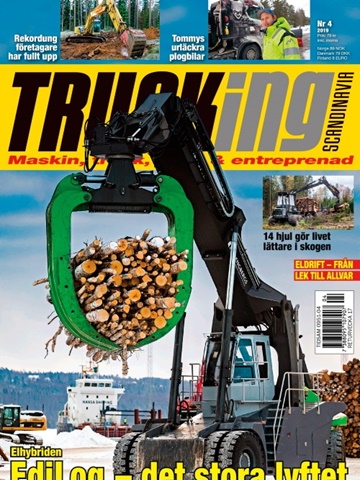 Tidningen  Trucking Scandinavia framsida