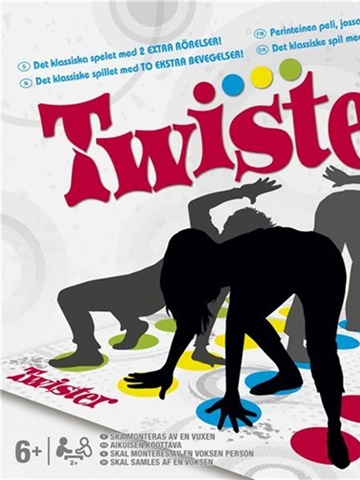 Tidningen  Twister - Spel framsida