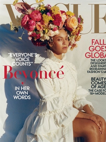 Tidningen  Vogue (US Edition) framsida