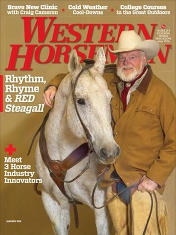 Tidningen  Western Horseman framsida