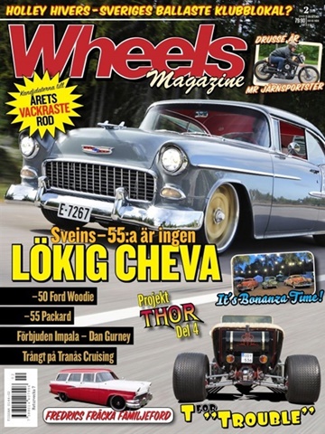 Tidningen  Wheels Magazine framsida