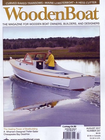Tidningen  Woodenboat Magazine framsida