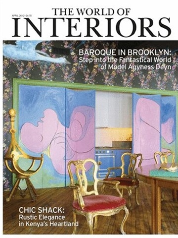 Tidningen  World Of Interiors framsida