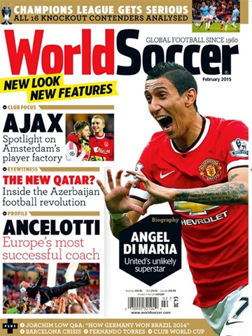 Tidningen  World Soccer framsida