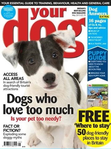 Tidningen  Your Dog framsida